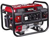 Veta VT350JE5 Monofaze Benzinli Jeneratör Eur5 Motorlu 3.5 Kva İpli