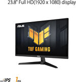 Asus TUF Gaming VG249Q3A 23.8" 1 ms Full HD IPS 180 Hz Oyuncu Monitörü