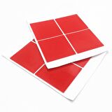 SLİKON BANT ÇİFT TARAFLI GRİ SÜPER GÜÇLÜ ÇİVİ BANT 5 CM X 4 CM 100 ADET