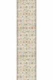 Krem Kaymaz Klasik Motifli Kesme Rulo Özel Ölçü Yolluk AR651