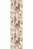 Renkli Kaymaz Patchwork Kesme Rulo Özel Ölçülü Yolluk AR654
