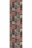 Renkli Kaymaz Patchwork Kesme Rulo Özel Ölçülü Yolluk AR980