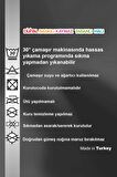 Mavi Mermer Görünümlü Banyo Halısı Klozet Paspas Seti BS018