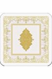 Gold Modern Klasik Banyo Halısı Klozet Paspas Seti BS282