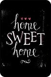 Siyah Home Sweet Home Banyo Halısı Klozet Paspas Seti BS301