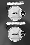 Sarı Kedi Desenlili Çift Taraf Yastık Kırlent Kılıfı KRL1115