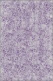 Mor Leopar Kaymaz Tabanlı Makinede Yıkanabilir Halı LE005