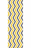 Sarı Zigzag Desenli Premium Masa Örtüsü Runner RNR137
