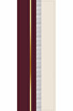 Bordo Avangarde Desenli Premium Masa Örtüsü Runner RNR486