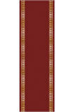 Bordo Klasik Motifli Protokol Yolluk Halı Özel Ölçülü VH063