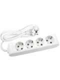 Viko Multi Let (4'Lü) Dörtlü Priz Topraklı Çocuk Korumalı Kablolu 2 (İki) Metre