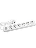 Viko Multi Let (6'Lı) Altılı Priz Topraklı Anahtarlı Kablolu 5 (Beş) Metre (4 Adet)