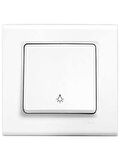 Viko Linnera Light Mekanizma Anahtar Beyaz (Çerçeve Dahil) 90440003 (2 Adet)