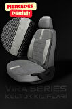 Bmw 3.16-3.18 Hr-sedan 1993-2000 Aracınıza Uyumlu Koltuk Kılıfı Vira Gri