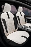 Peugeot 308 Alure Hatchback 2014-2020 Aracınıza Uyumlu Koltuk Kılıfı Ticari Bej Siyah
