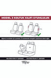 Hyundai Tucson Suv 2004-2009 Aracınıza Uyumlu Koltuk Kılıfı Vira Ticari Gri