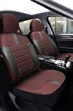 Opel Vectra B Kasa / Sedan 1996-2001 Aracınıza Uyumlu Koltuk Kılıfı Ticari Kırmızı Syh