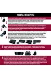 Kia Picanto Hachback 2004-2007 Aracınıza Uyumlu Koltuk Kılıfı Ticari Siyah Byz