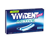 Vivident Xylit Active Mikro Kristaller Nane Aromalı Şekersiz-Tatlandırıcılı Şerit Sakız 33g (2 ADET)
