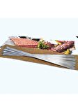 12 Adet Profesyonel Metal Kıyma Şiş (Adana-Urfa-Antep Kebap Şişi)