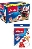 Vileda Turbo 2in1 Pedallı Temizlik Seti + Yedek Paspas
