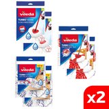 Vileda Turbo Temizlik Seti 6 lı Mikrofiber Yedek Paspas Paketi (Klasik + 2in1 + 3in1)