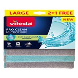 Vileda 3'lü Pro Clean Enzim Teknolojili Mikrofiber Temizlik Bezi 