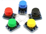 12x12mm Push Buton Switch Modül Siyah Kapak 1 Adet