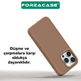 Forzacase iPhone 16 ile uyumlu Velvet Serisi İçi Kadife Magsafe Şarj Özellikli Silikon Kılıf