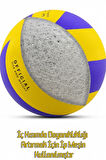 Yapıştırma Voleybol Topu Pompalı Set Soft Touch İç-Dış Mekan Uygun 8 Panel Mavi 280 Gram.