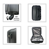ANHELO Traveller ABS Hostes-Pilot Boy Valiz