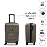 NAVİS Marble ABS Küçük Kabin Boy Valiz