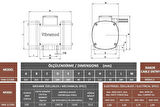 Vibramod VMA 3/1300 Vibrasyon Motoru Trifaze (380V) 3000 Devir 1367,80 Kgf 1 Kw