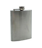Kişiselleştirilebilir Silver Paslanmaz Çelik 7 Oz Tekli Matara
