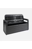 Panchina Foreverspring Bench Antrasit Sandıklı Bahçe Bankı 263 LT