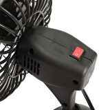Vantuzlu Oto Vantilatör Fan Çakmaklık Giriş 12v 5 inç