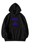 KANYE WEST Unisex SİYAH Oversize Sweatshirt | L