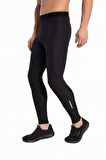 Crozwise Uzun Siyah Erkek Spor Tayt 3187