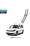 VOLKSWAGEN CADDY 2007-2017 2'li Ön Cam Sileceği Sağ Sol Silecek Takımı Muz Silecek