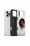 iPhone 16 Pro Max Vorian Çift Katmanlı Leopar Dudak Kılıf
