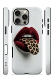 iPhone 16 Pro Max Vorian Çift Katmanlı Leopar Dudak Kılıf