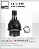 Votto 15-11100 Sağ-Sol Rotil Volkswagen Crafter 06-16 Sprinter 06- 2E0407151M