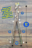 Vixpet Venty Doğal Şekilli Papağan Tüneği 57 cm | Macaw, Kakadu, Jako, Amazon, Alexander, Eklektus - T577
