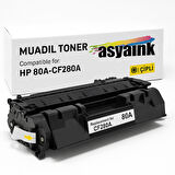 HP M401dn CF280A Muadil Toner Çipli 2500sf Asyaink