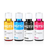Asyaink Hp GT51 GT52 Serisi 4 Renk Muadil Mürekkep Seti