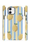 iPhone 11 Vorian Çift Katmanlı Kılıf Gingham Lemon Grove