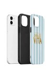 iPhone 12 Vorian Çift Katmanlı Kılıf La Dolce Vita Blue