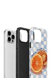 iPhone 12 Pro Vorian Çift Katmanlı Kılıf Orange Press Collage