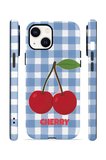 iPhone 14 Vorian Çift Katmanlı Kılıf Cherry Picnic