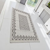 Pamuklu Kaymaz Taban Dikdörtgen Banyo Paspası – Yüksek Emici Pamuk Dokuma Banyo Halısı